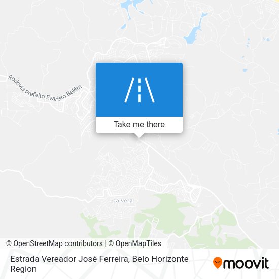 Estrada Vereador José Ferreira map
