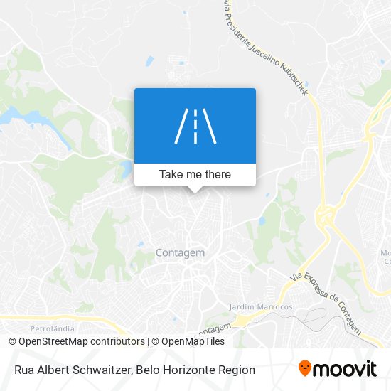 Mapa Rua Albert Schwaitzer