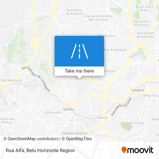 Rua Alfa map
