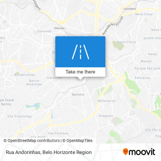 Mapa Rua Andorinhas