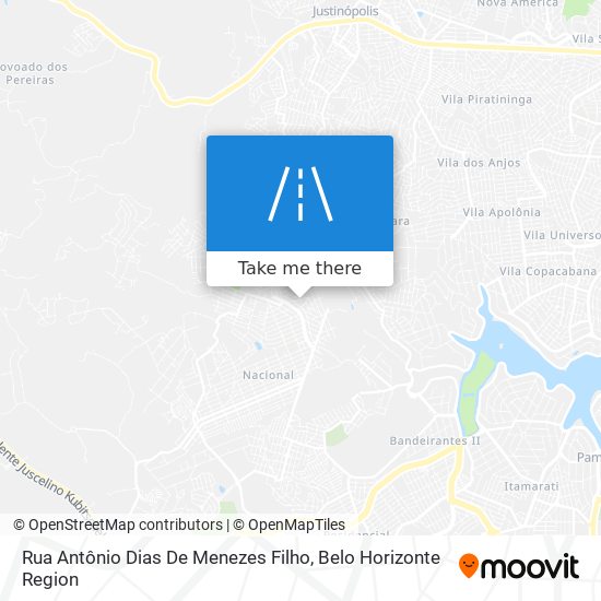 Rua Antônio Dias De Menezes Filho map