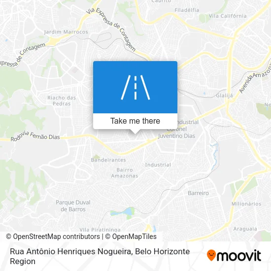 Rua Antônio Henriques Nogueira map