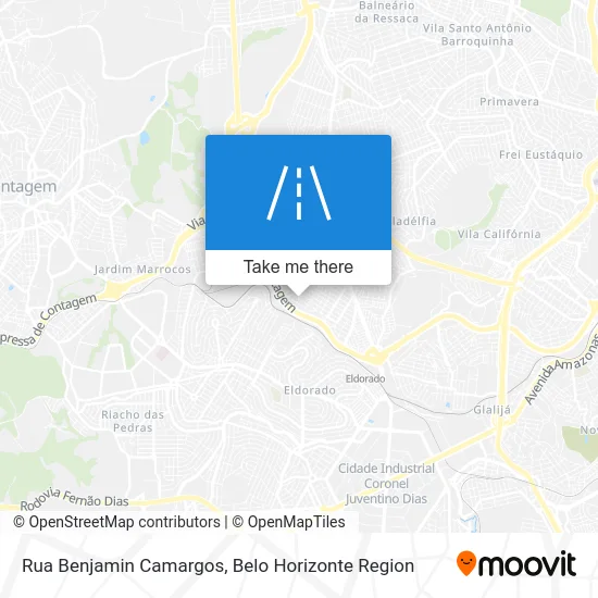 Rua Benjamin Camargos map