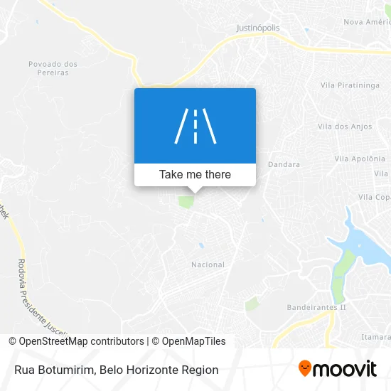 Rua Botumirim map