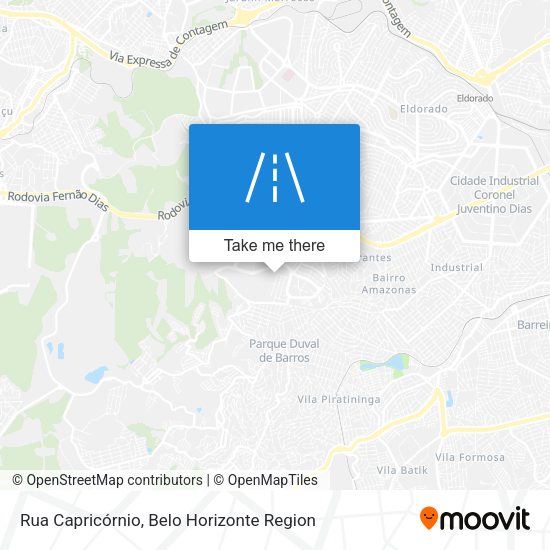 Rua Capricórnio map
