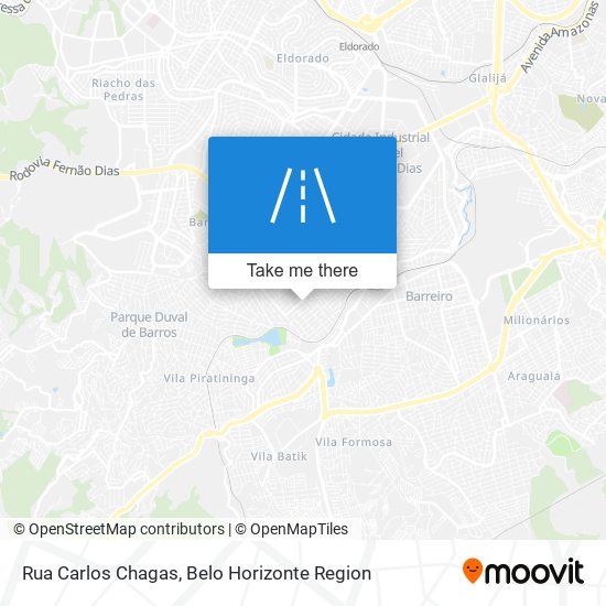 Rua Carlos Chagas map