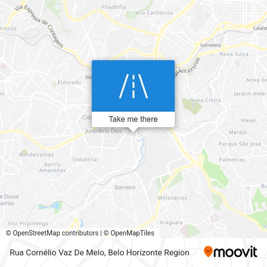 Rua Cornélio Vaz De Melo map