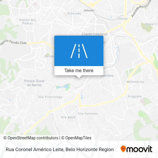 Rua Coronel Américo Leite map