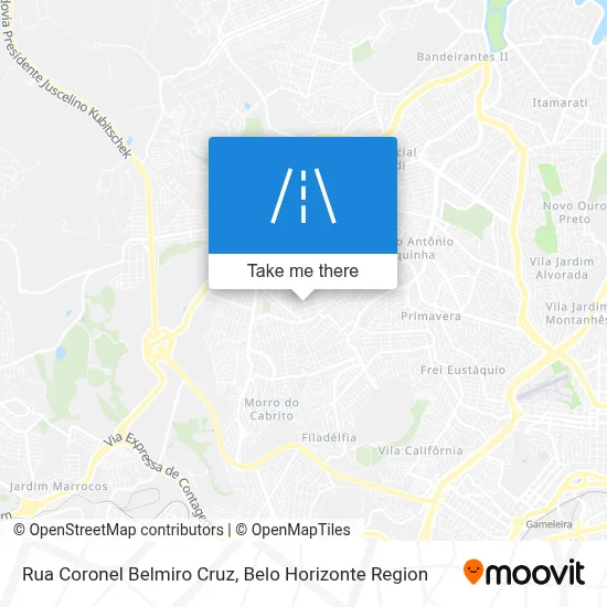 Rua Coronel Belmiro Cruz map
