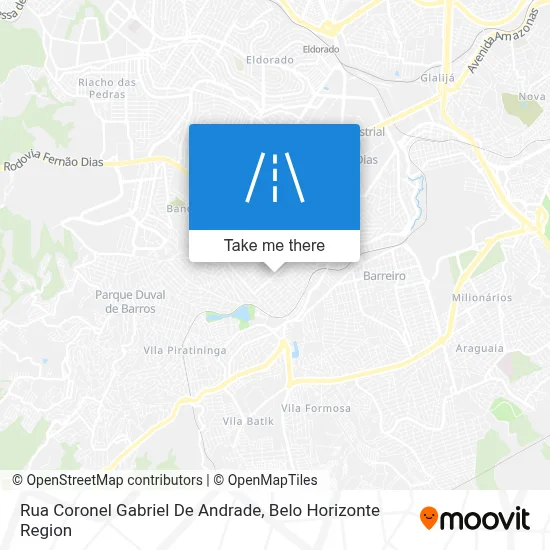 Rua Coronel Gabriel De Andrade map