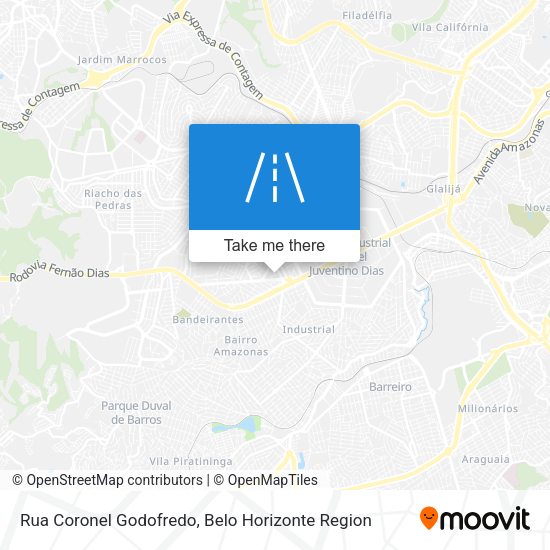 Rua Coronel Godofredo map