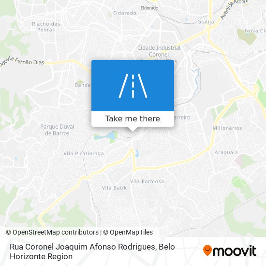 Rua Coronel Joaquim Afonso Rodrigues map