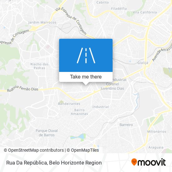 Rua Da República map