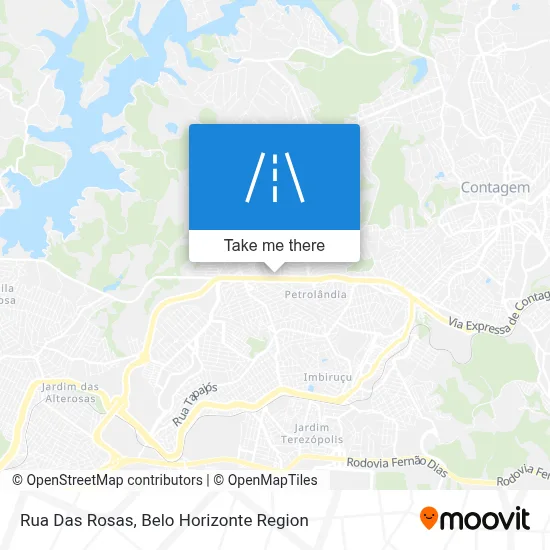 Rua Das Rosas map
