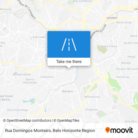 Mapa Rua Domingos Monteiro