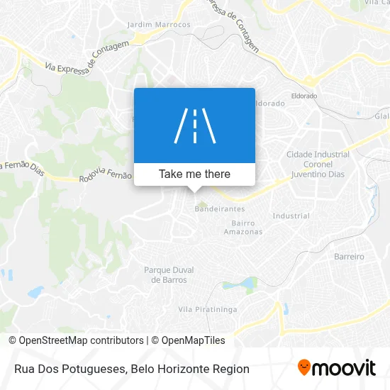 Rua Dos Potugueses map