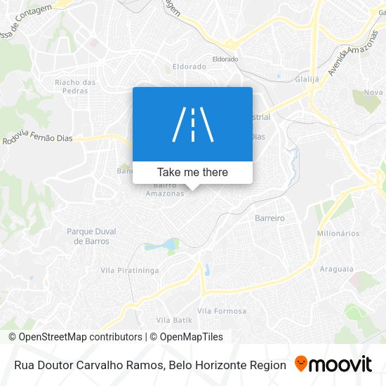 Rua Doutor Carvalho Ramos map