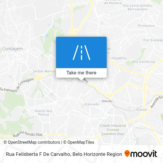 Rua Felisberta F De Carvalho map