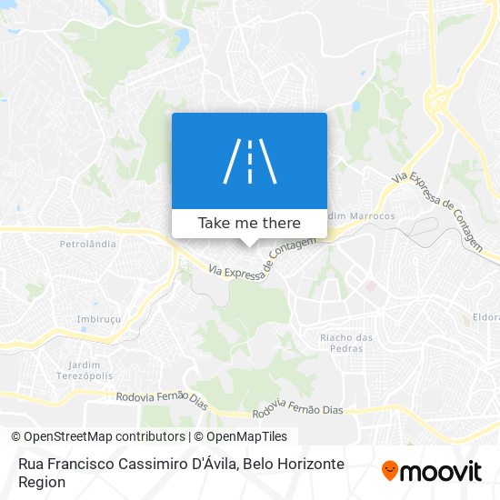 Rua Francisco Cassimiro D'Ávila map