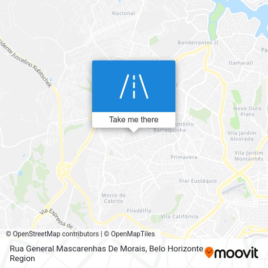 Rua General Mascarenhas De Morais map