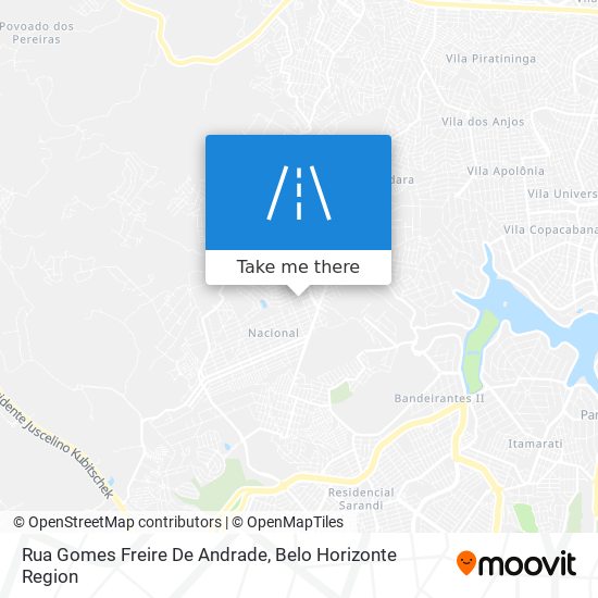 Mapa Rua Gomes Freire De Andrade