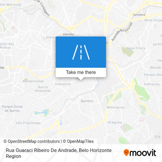 Rua Guaraci Ribeiro De Andrade map