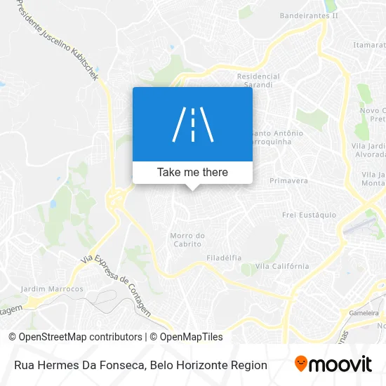 Rua Hermes Da Fonseca map
