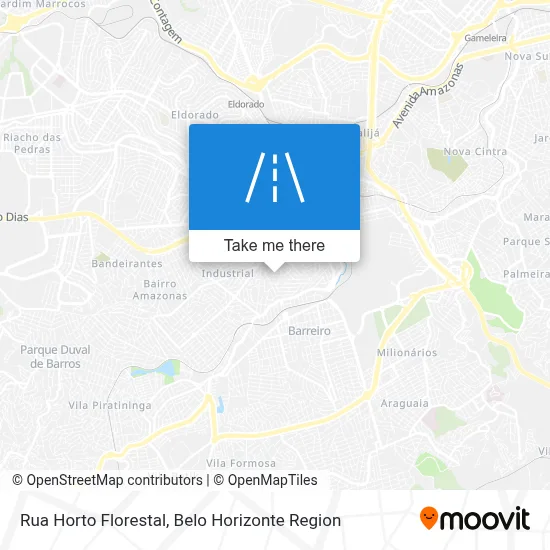 Rua Horto Florestal map