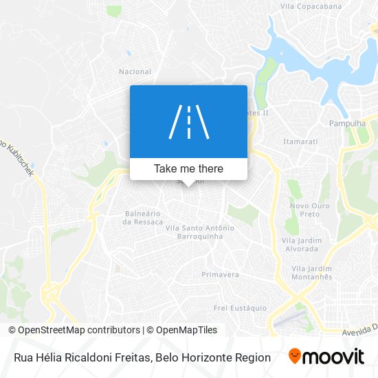 Rua Hélia Ricaldoni Freitas map