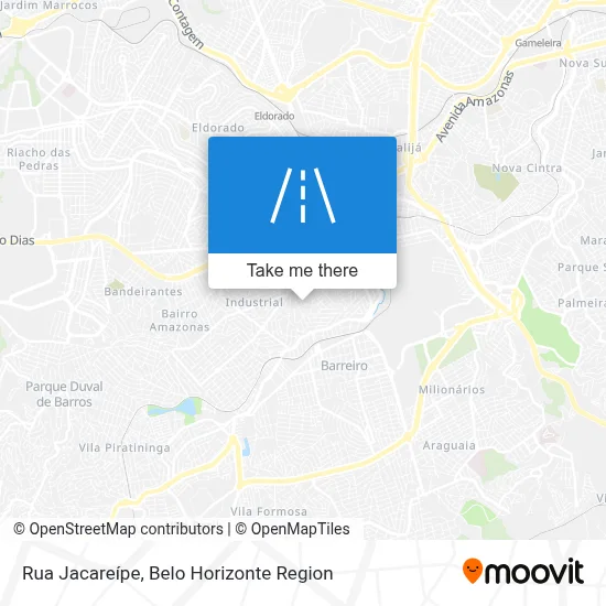 Rua Jacareípe map
