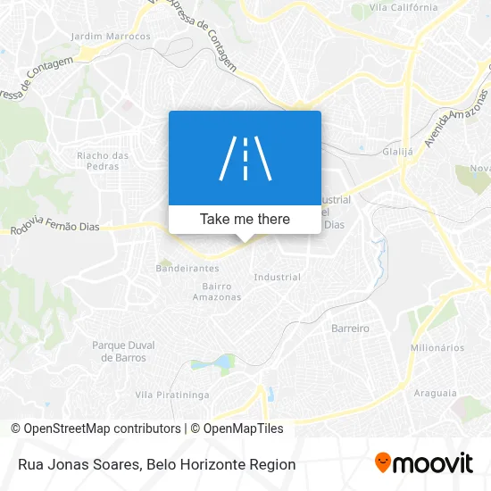 Rua Jonas Soares map
