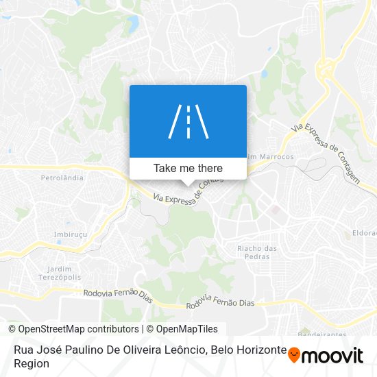 Rua José Paulino De Oliveira Leôncio map