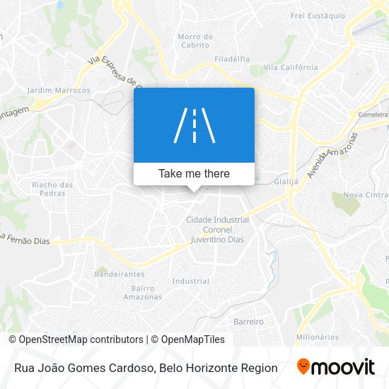 Rua João Gomes Cardoso map
