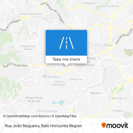 Mapa Rua João Nogueira