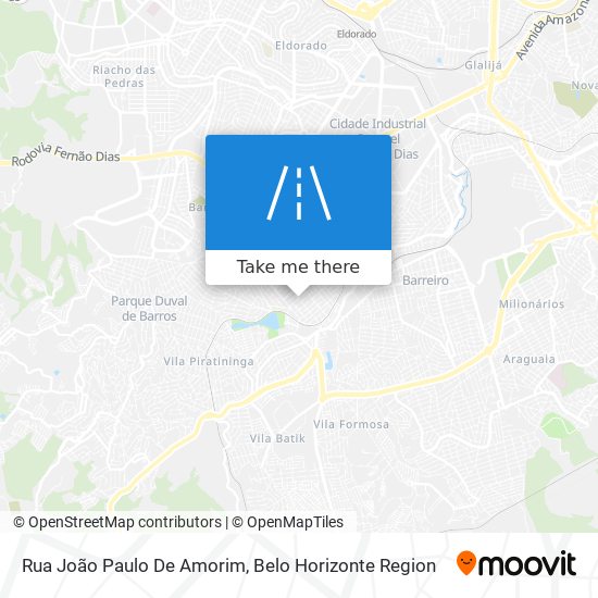 Rua João Paulo De Amorim map
