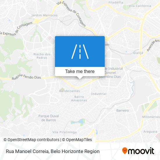 Rua Manoel Correia map