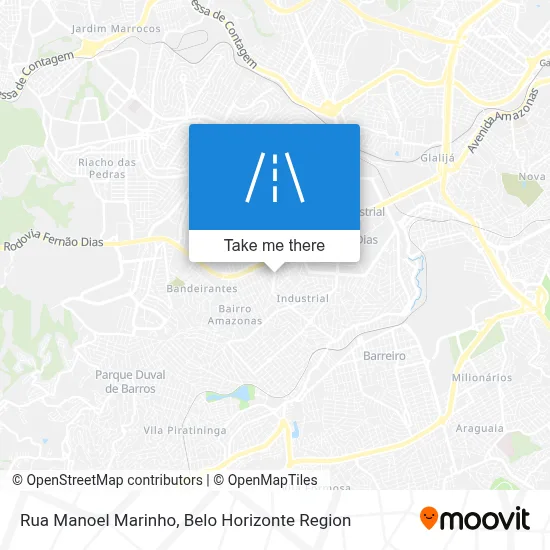 Rua Manoel Marinho map