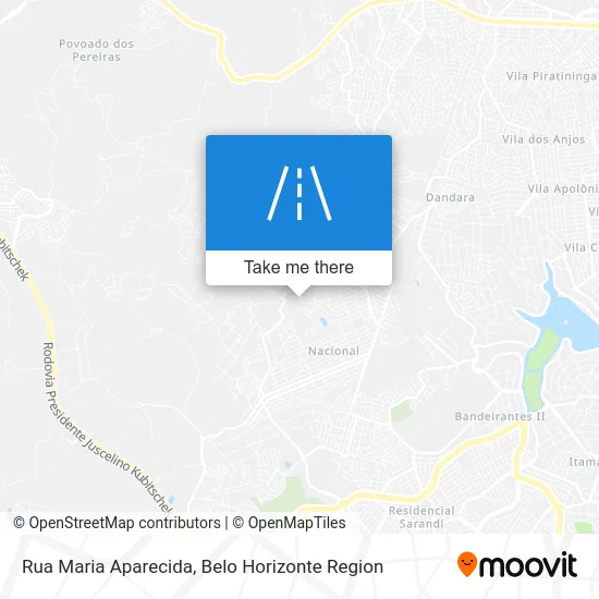 Rua Maria Aparecida map