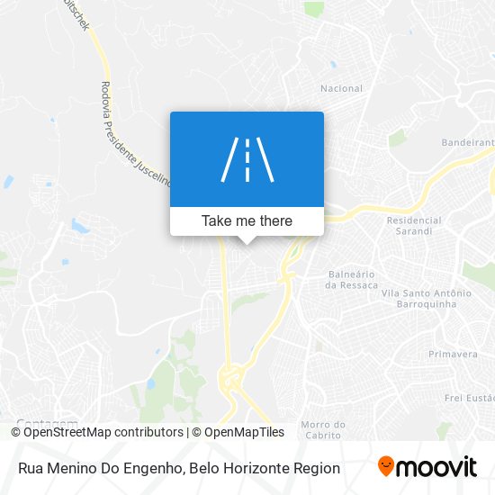 Rua Menino Do Engenho map