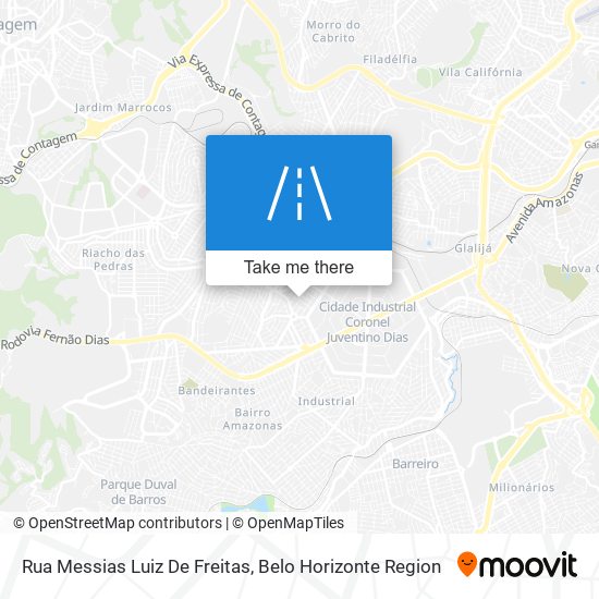 Mapa Rua Messias Luiz De Freitas