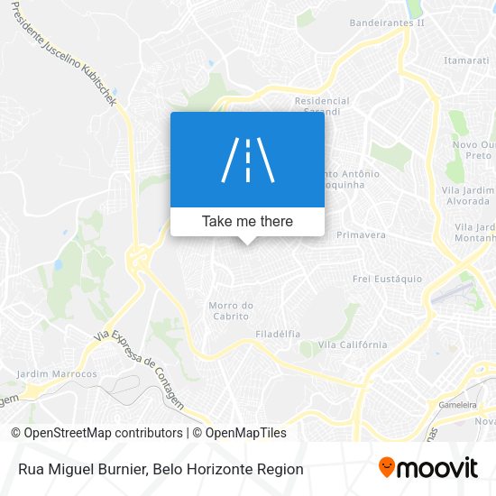 Rua Miguel Burnier map