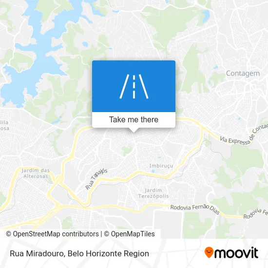 Rua Miradouro map