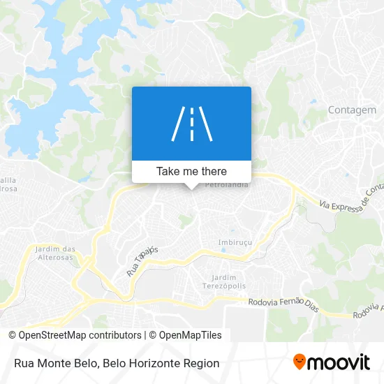Rua Monte Belo map