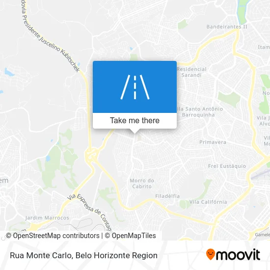 Rua Monte Carlo map