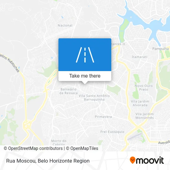 Rua Moscou map