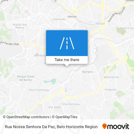Rua Nossa Senhora Da Paz map