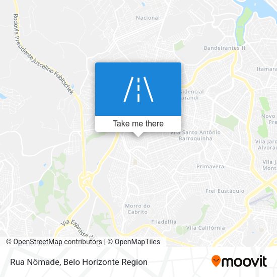 Rua Nômade map