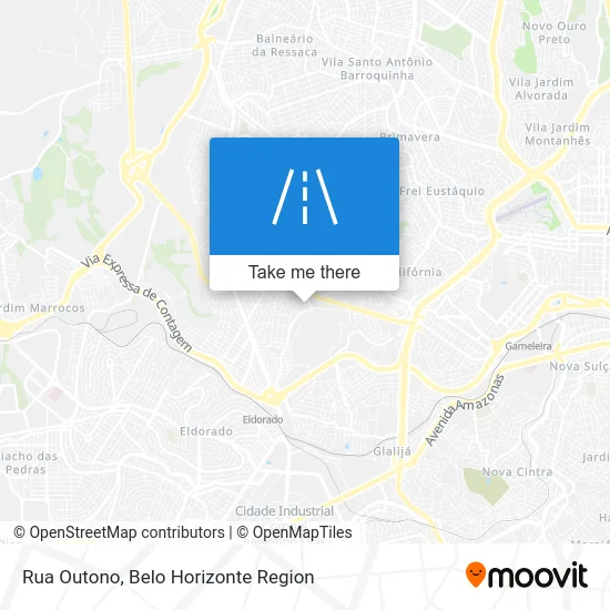 Rua Outono map