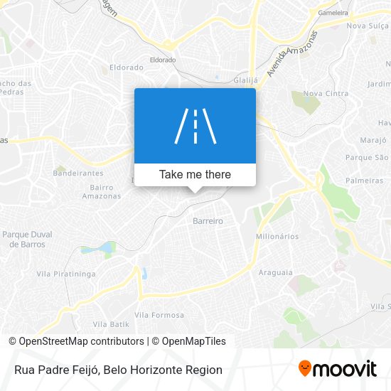 Rua Padre Feijó map