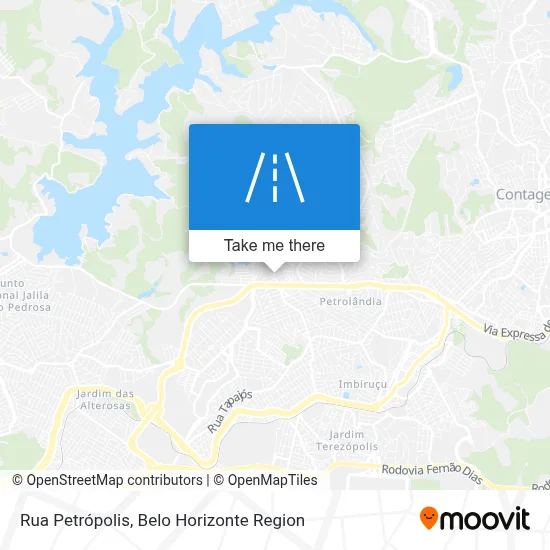 Rua Petrópolis map